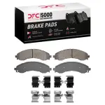 1551240401 - : DFC 5000 Advanced Brake Pads - Semi Metallic and Hardware Kit for DYNAMIC FRICTION Image