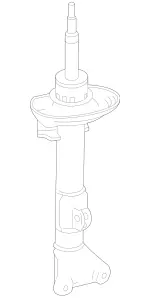 207323250064 - : Suspension Strut for Mercedes-Benz Image