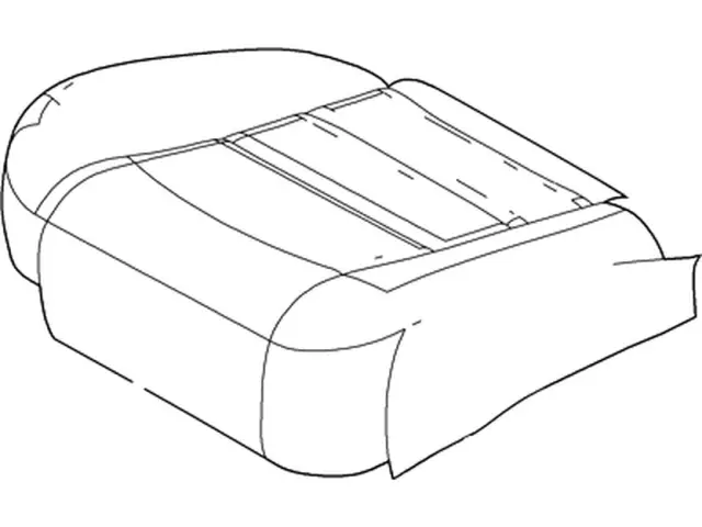 8C3Z25632A22D - Body: Seat Cushion Pad for Ford: F-250 Super Duty, F-350 Super Duty, F-450 Super Duty Image