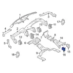 ML3Z99018B40AA - Body: Louver for Ford Image