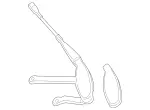 2138200344 - : Wiper Arm for Mercedes-Benz Image