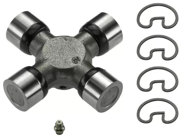 45U0300 - Driveline and Axles: Driver Shaft Universal Joint for Cadillac: Escalade, Escalade ESV | Chevrolet: Avalanche 2500, Blazer, C2500, C3500, Express 2500, Express 3500, K2500 Pickup, K3500 Pickup, P30, R3500, Silverado 1500, Silverado 1500 LD, Silverado 2500, Silverado 2500 HD, Silverado 2500 HD Classic, Silverado 3500, Silverado 3500 Classic, Silverado 3500 HD, Suburban, Suburban 2500, Tahoe | Dodge: B150, B1500, B250, B2500, B350, B3500, D250, D350, Ram 1500, Ram 1500 Van, Ram 2500, Ram 2500 Van, Ram 3500, Ram 3500 Van, W150, W250, W350 | Ford: E-350 Club Wagon, E-350 Super Duty, Excursion, F-150, F-250 Super Duty, F-350 Super Duty, Transit-150, Transit-250, Transit-350, Transit-350 HD | GMC: C2500 Pickup, C3500 Pickup, K2500 Pickup, K3500 Pickup, P3500, R3500 Pickup, Savana 2500, Savana 3500, Sierra 1500, Sierra 1500 Limited, Sierra 2500, Sierra 2500 HD, Sierra 2500 HD Classic, Sierra 3500, Sierra 3500 Classic, Sierra 3500 HD, Yukon, Yukon XL, Yukon XL 2500 | INFINITI: QX56 | Jaguar: Vanden Plas, XJ6, XJS | Nissan: Armada, Frontier, TITAN, TITAN XD | Ram: 2500, 3500 Image