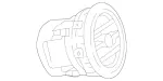 2578302500 - Heating and Ventilation: Air Vent for Mercedes-Benz Image