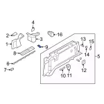 7L1Z40601B32AC - Body: Cover for Ford Image