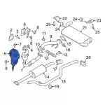 DM5Z9N454L - Exhaust: Converter Shield for Ford Image