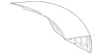 207750017564 - : Trunk Lid for Mercedes-Benz Image