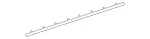 2547251700 - : Sealing Rail for Mercedes-Benz Image