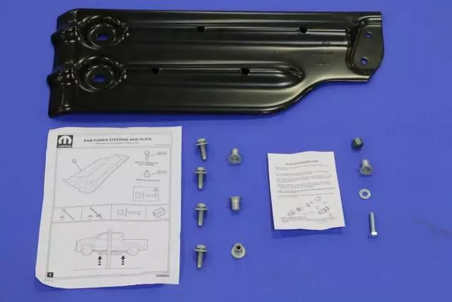 82214241AB - Mopar Accessories - Component Parts: Skid-power Steering Plate Kit for Ram: 1500 Image