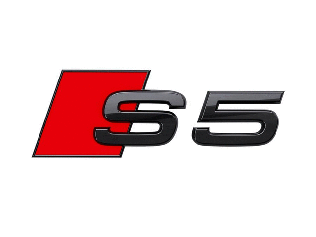 8W6071804 - : Black Model Emblem for Audi Image