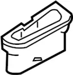 96523AG010 - Body: Ashtray for Infiniti Image