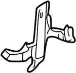 681723Y100 - Body: Stay Bracket for Infiniti Image