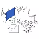 KR3Z8005A - : Radiator for Ford: Mustang Image
