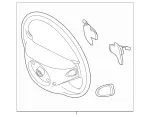 22146093038L41 - Steering: Steering Wheel for Mercedes-Benz Image