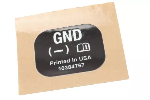 10384767 - Body: Info Label for Chevrolet: Captiva Sport, Cobalt, Colorado, Equinox, HHR, Impala | GMC: Canyon, Terrain | Pontiac: G5 Image