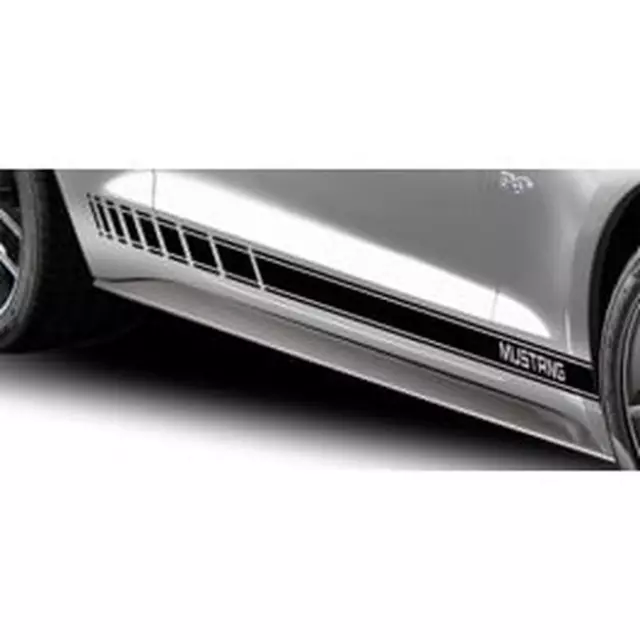 VFR3Z6320000C - : Graphics Kit - Custom Stripe Kit, Speed Stripe, Matte Black for Ford: Mustang Image