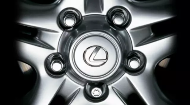 Alloy Wheel Locks - Clear Chrome - 5 Pieces - Lexus (00276-00900)
