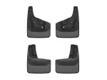 110175120167 - : Black MudFlap No-Drill DigitalFit® MudFlap Kit for WeatherTech Image