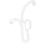 2428303000 - : Refrigerant Line for Mercedes-Benz Image