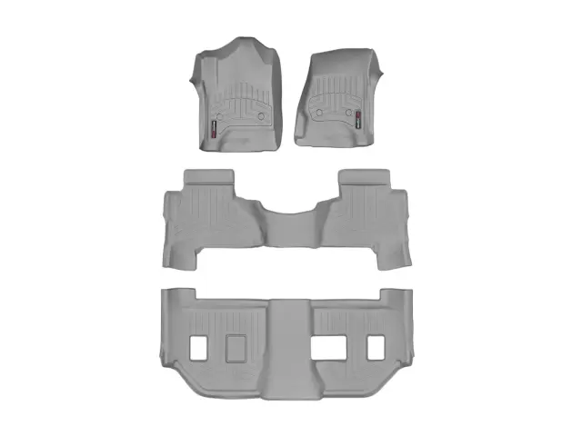 46003123 - Accessories: Front &amp; Rear &amp; Rear Grey FloorLiner™ DigitalFit® for WeatherTech Image