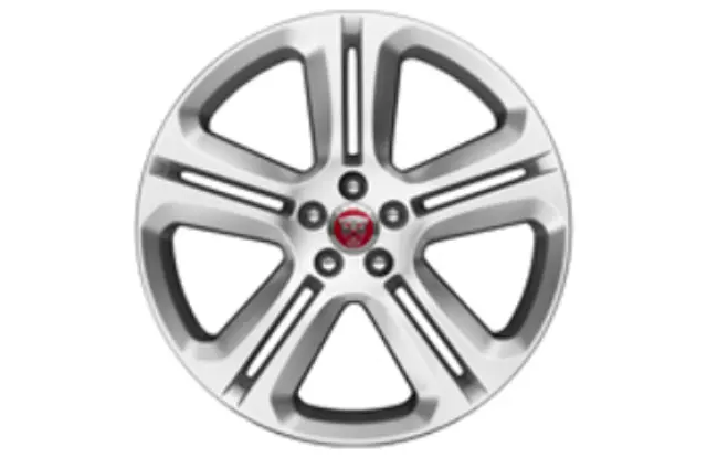 T4A2308 - : Alloy Wheel, 20 Inch Templar, 5 Twin-Spoke for Jaguar: F-Pace Image