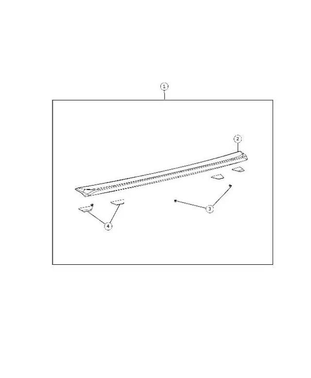 1MA41TZZAC - : Spoiler Kit for Chrysler: 300 Image