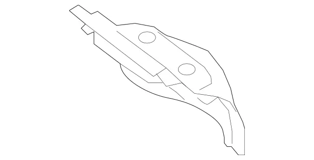 1666206901 - Front-End Assembly, Front Panel: Partition for Mercedes-Benz: GL350, GL450, GL550, GL63 AMG, GLE300d, GLE350, GLE400, GLE43 AMG, GLE450 AMG, GLE63 AMG, GLE63 AMG S, GLS350d, GLS450, GLS550, GLS63 AMG, ML250, ML350, ML400, ML550, ML63 AMG Image image