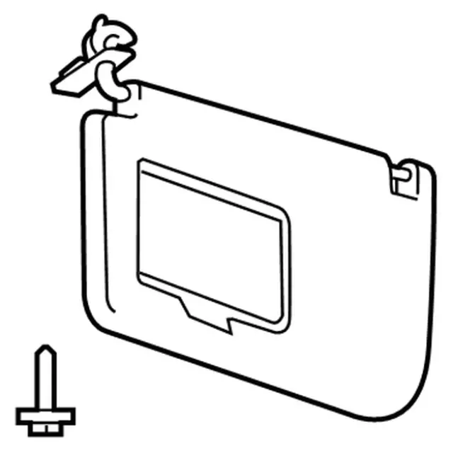 GL3Z1504105PB - Body: Sun-visor for Ford Image