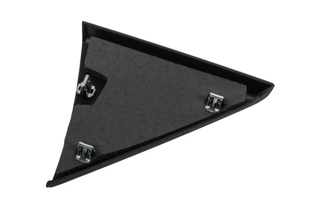 Ebony Front Passenger Side Door Front Upper Trim Panel - GM (25838248)