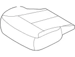 CT4Z7862900AC - Body: Cushion Cover for Ford: Edge Image