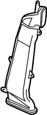 27973CG000 - Body: Rear Duct Extension for INFINITI: FX35, FX45 Image