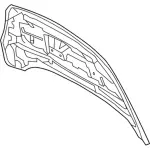 GJ5Z16612A - Body: Hood for Ford: Escape Image