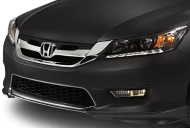 8F01T2A121 - Exterior: UNDERBODY SPOILER (FRONT) (2013-2015 ACCORD SEDAN) *NH731P* (CRYSTAL BLACK PEARL) for Honda Image