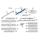 LB5Z7842512AA - : Rear Molding for Ford: Explorer Image