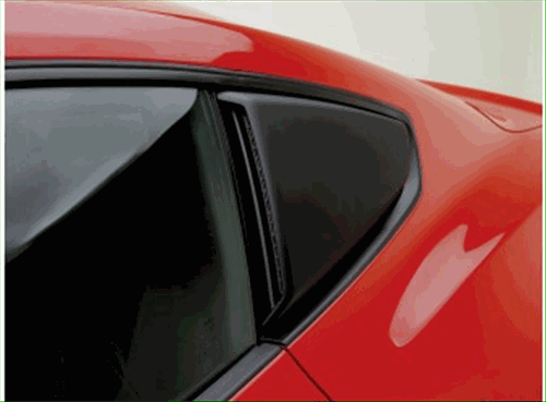 Scoops - Quarter Window - Ingot Silver - Ford (VHR3Z-63280B10-AA)