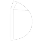 22168901087G50 - Body: Side Cover for Mercedes-Benz Image