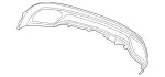 2058856438 - : Trim, Bumper for Mercedes-Benz Image