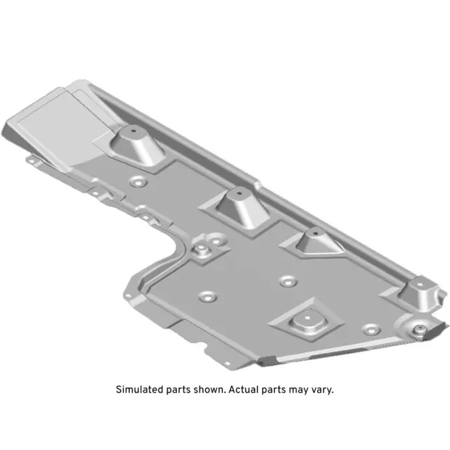 23390131 - : Passenger Side Underbody Front Air Deflector for GM Image
