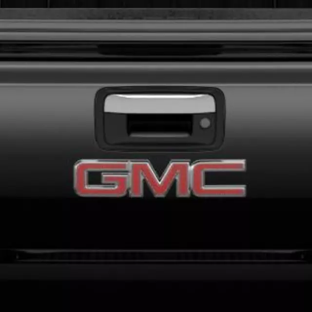 14-15 Chevrolet Silverado End Tail Gate Handle Rear View Camera Chrome OEM NEW - GM (23448685)