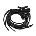 5040K - : Spark Plug Wire Set - 8mm - Universal - Black Wire with Black Straight Boots for ACCEL Image