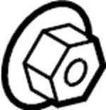 402624GA0D - : Axle Nut for Infiniti Image