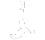 2535240240 - Chassis Sheet Metal Parts/Air Intake: Holder for Mercedes-Benz: GLC300, GLC43 AMG, GLC63 AMG, GLC63 AMG S Image