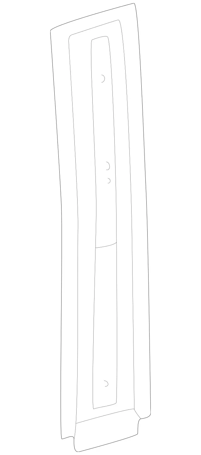 4636301011 - Body: Inner Center Pillar for Mercedes-Benz Image