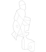 2138859105 - : Bumper Holder for Mercedes-Benz Image