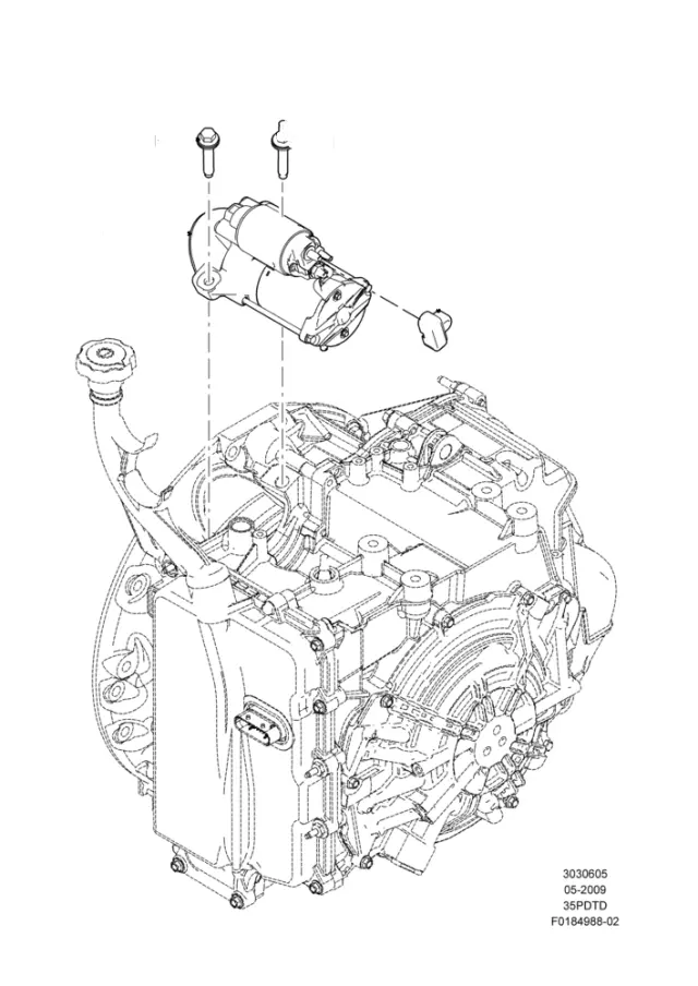 8G1Z11V002BRM1 - Electrical: Starter for Ford Image