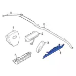 ML3Z15045J76AA - Electrical: Knee Air Bag for Ford: F-150 Image