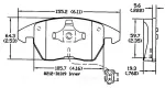 13057202 - Brake: Disc Brake Pad Set for OmniParts Image