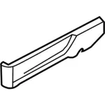 8A8Z7463389AH - Body: Shield for Ford: Explorer Image