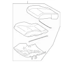 21691040068M42 - Body: Cushion Assembly for Mercedes-Benz Image