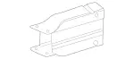2046201195 - Front-End Assembly, Front Panel: Absorber for Mercedes-Benz: C250, C300, C350 Image