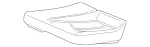 2119202150 - Rear Seat Bench: Padding for Mercedes-Benz Image